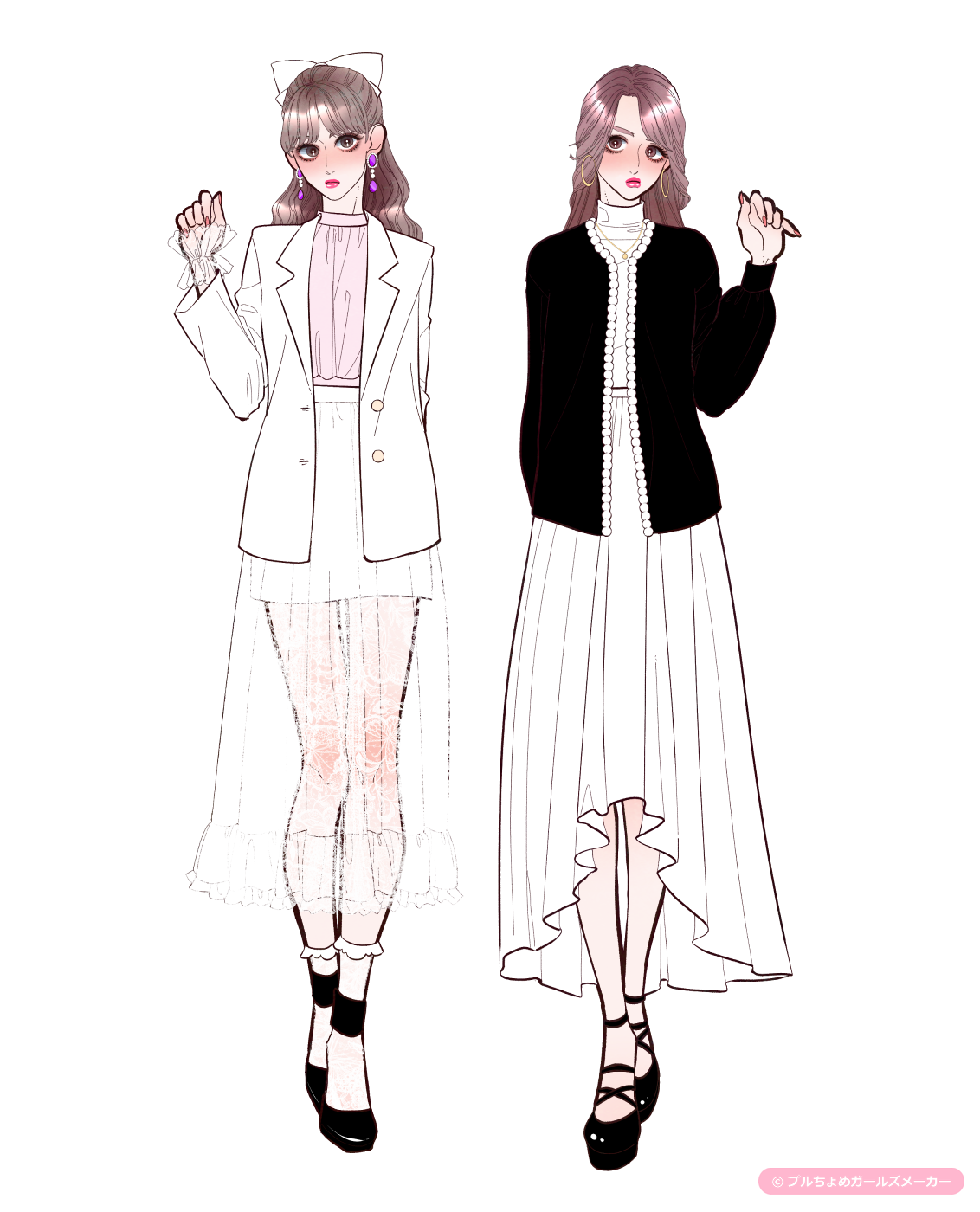 ガールズメーカーで作られた女の子1