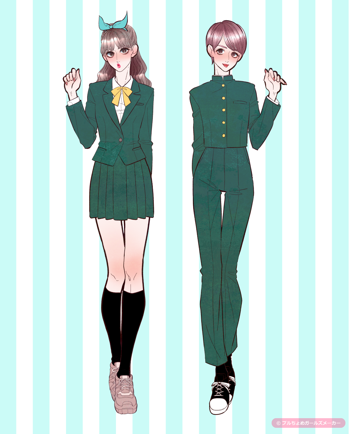 ガールズメーカーで作られた女の子2