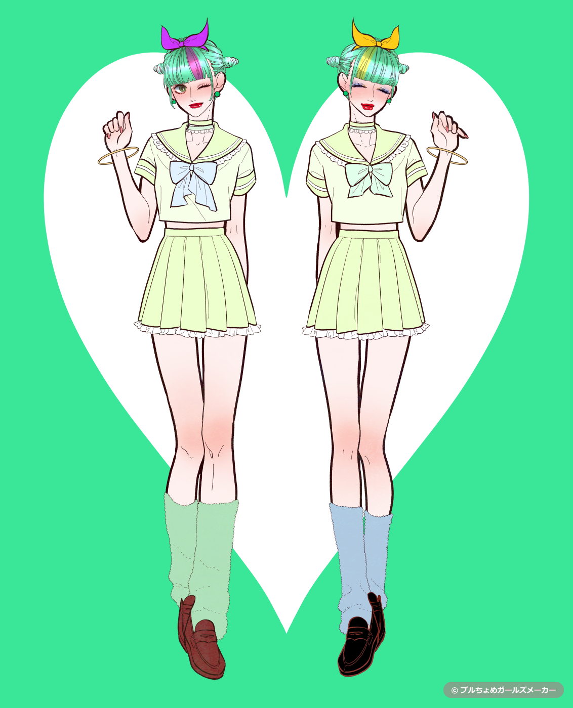 ガールズメーカーで作られた女の子6