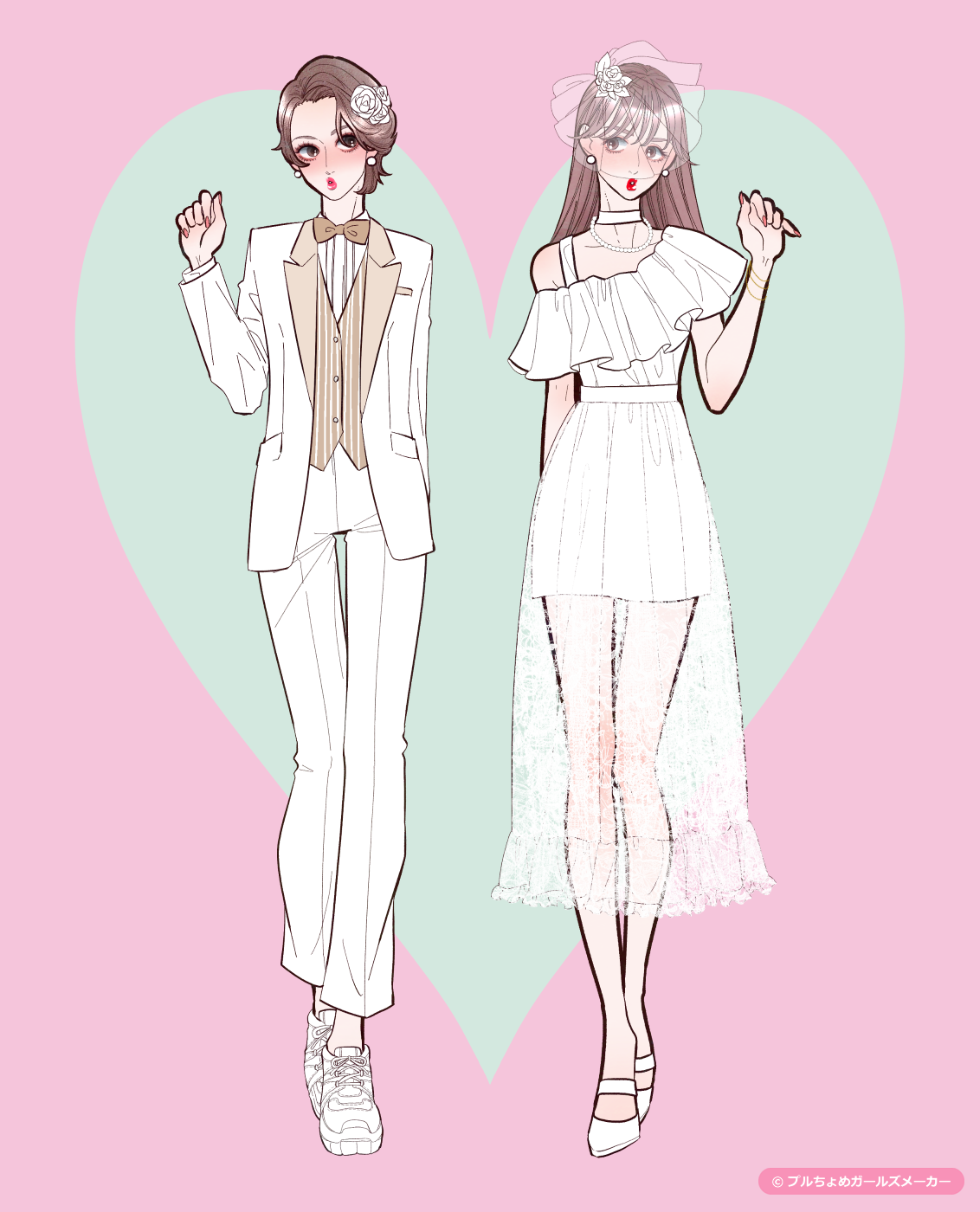 ガールズメーカーで作られた女の子1