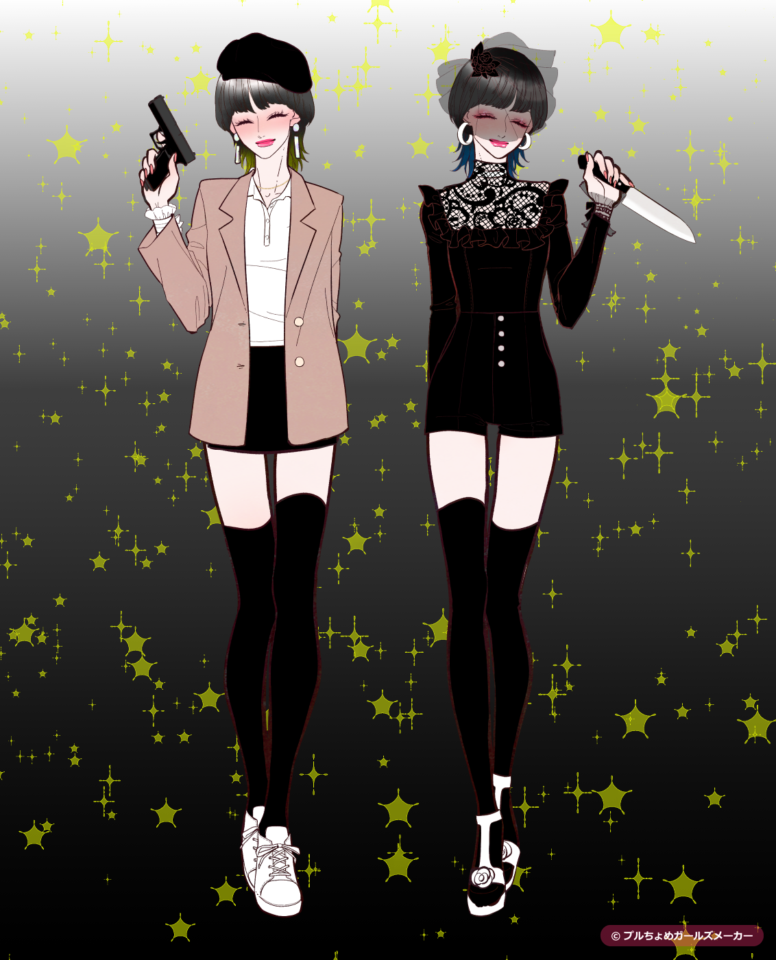 ガールズメーカーで作られた女の子24