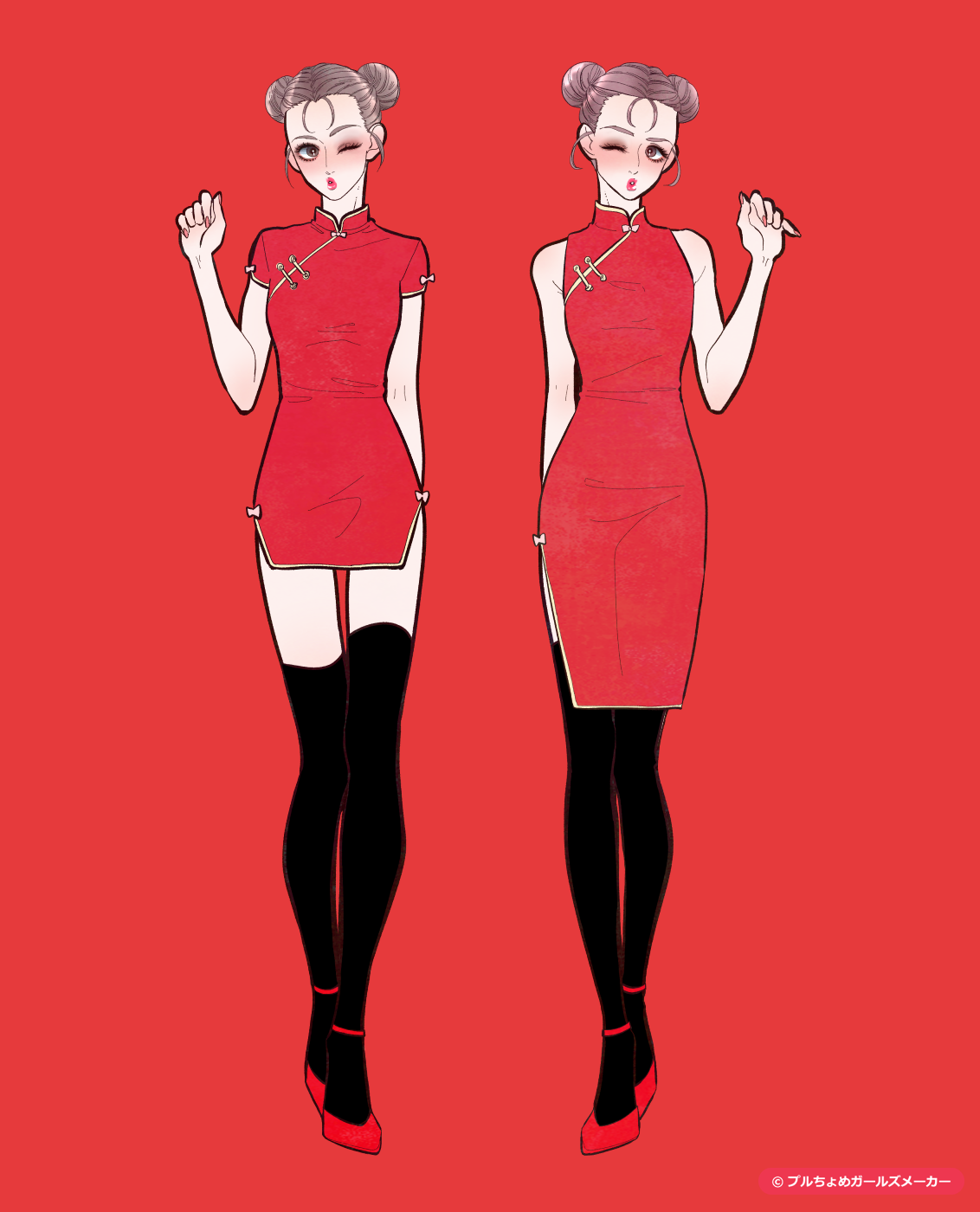 ガールズメーカーで作られた女の子1