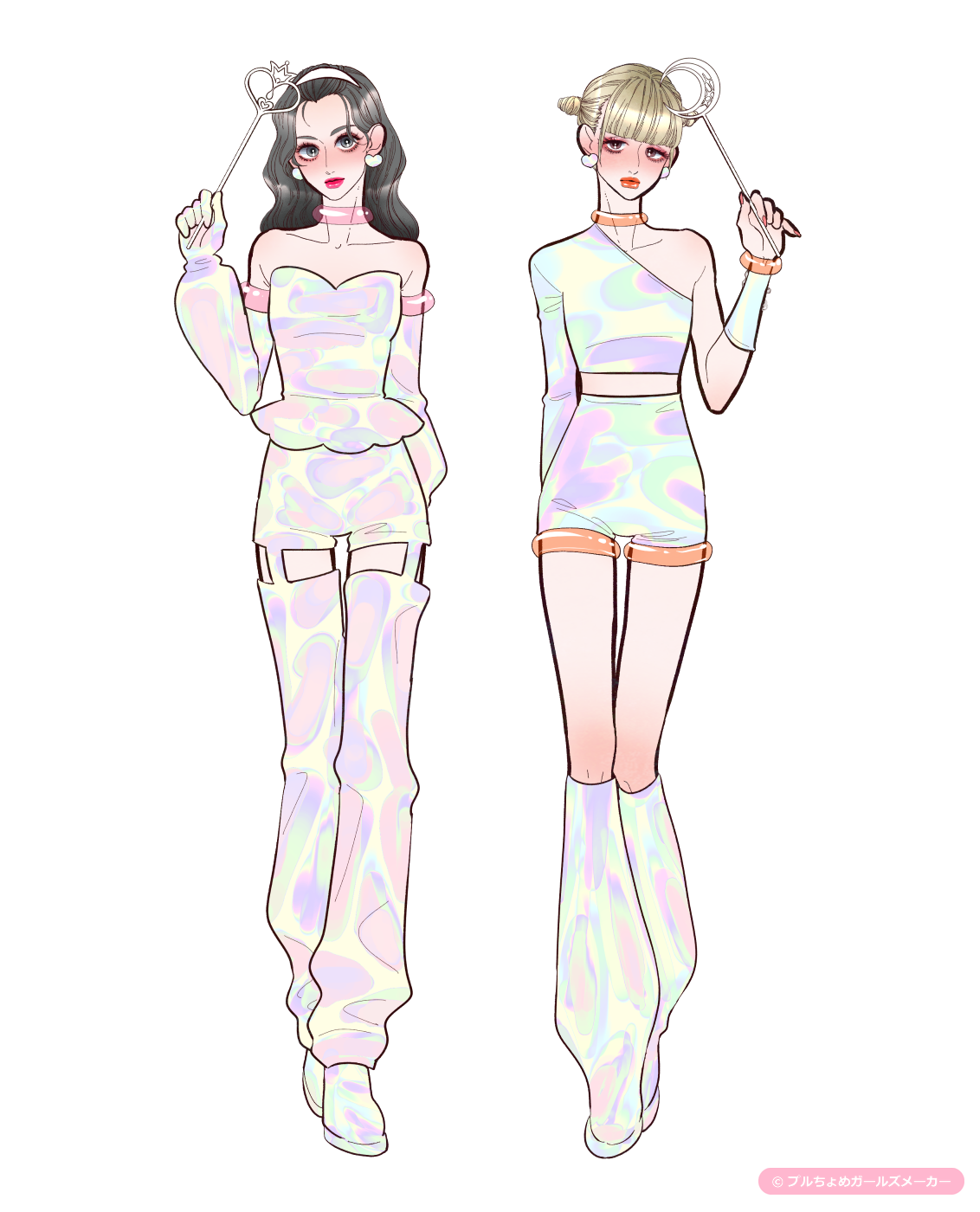 ガールズメーカーで作られた女の子1