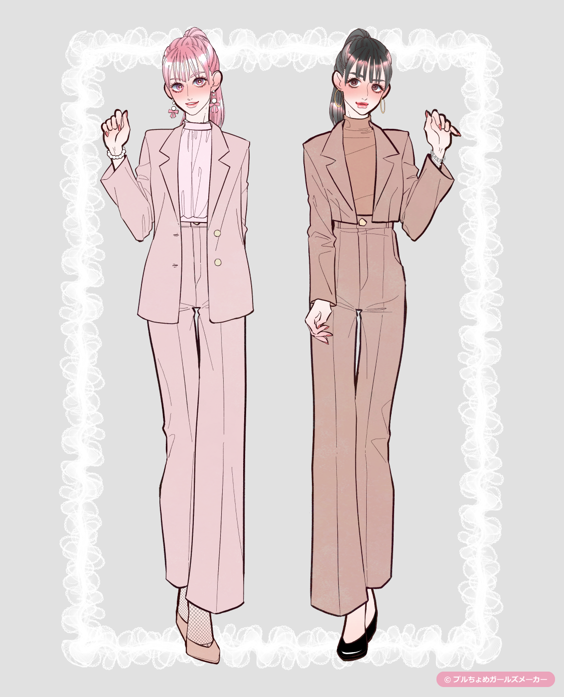 ガールズメーカーで作られた女の子2