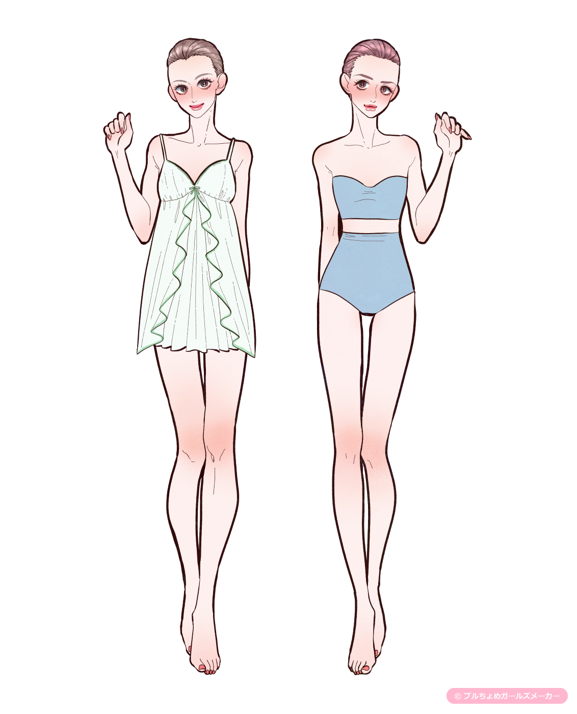 ガールズメーカーで作られた女の子1