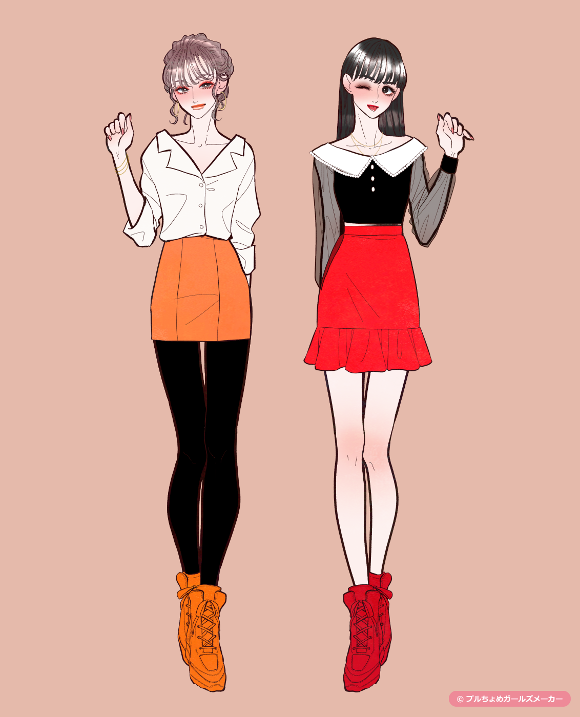 ガールズメーカーで作られた女の子2