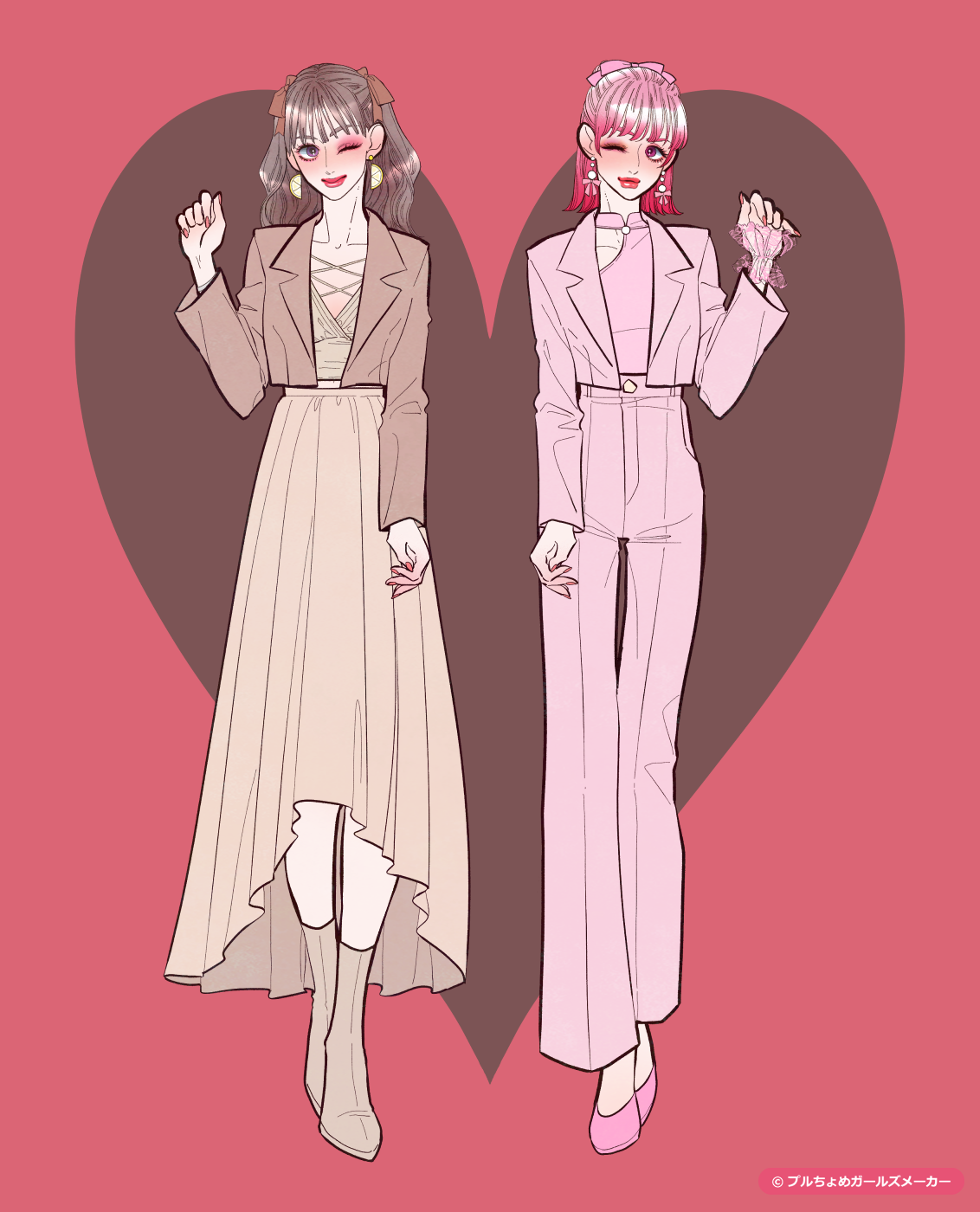 ガールズメーカーで作られた女の子1