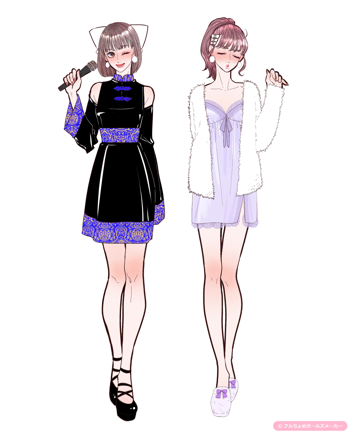 ガールズメーカーで作られた女の子1