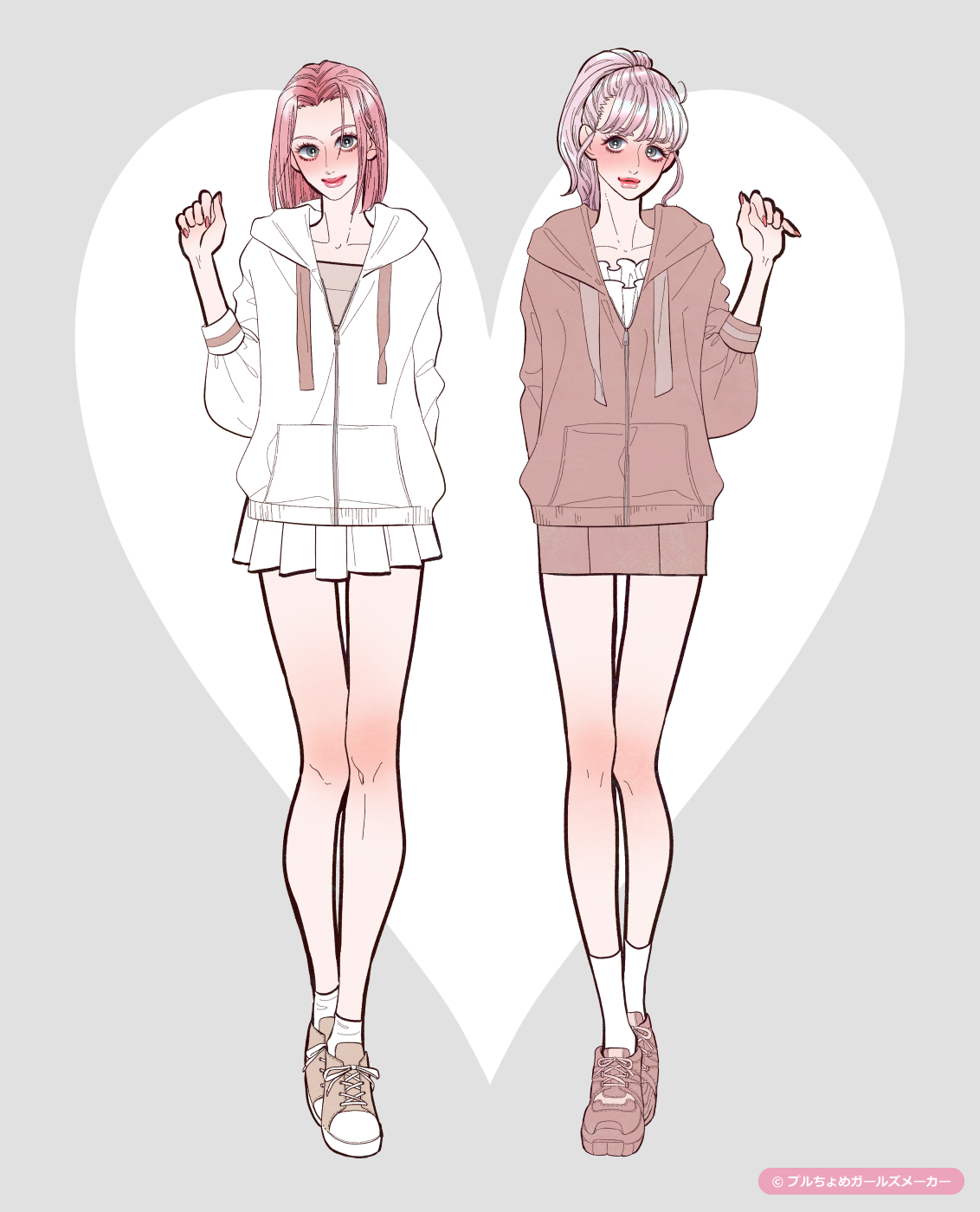 ガールズメーカーで作られた女の子1