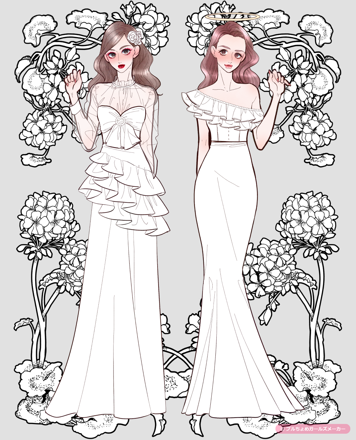 ガールズメーカーで作られた女の子1