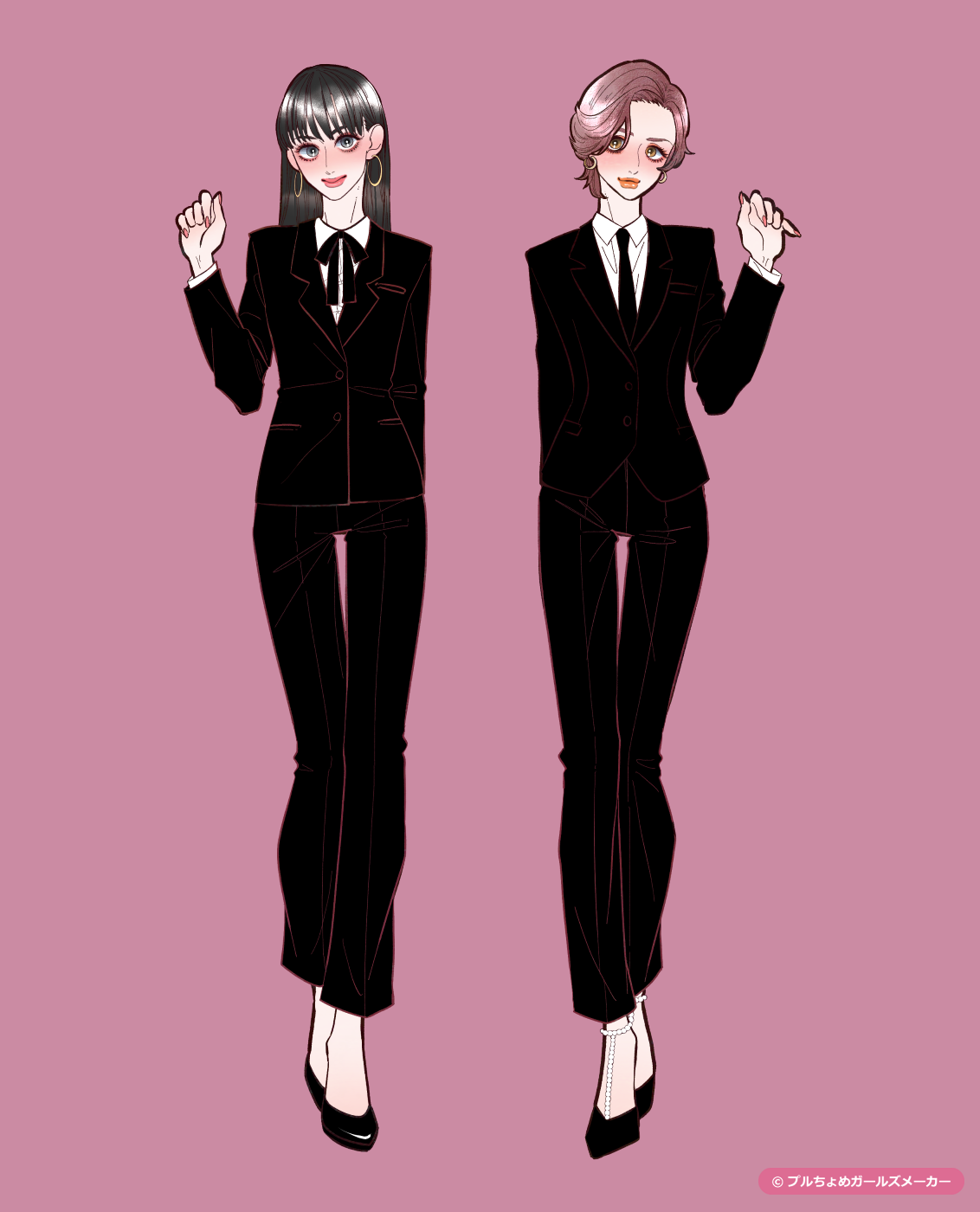 ガールズメーカーで作られた女の子1