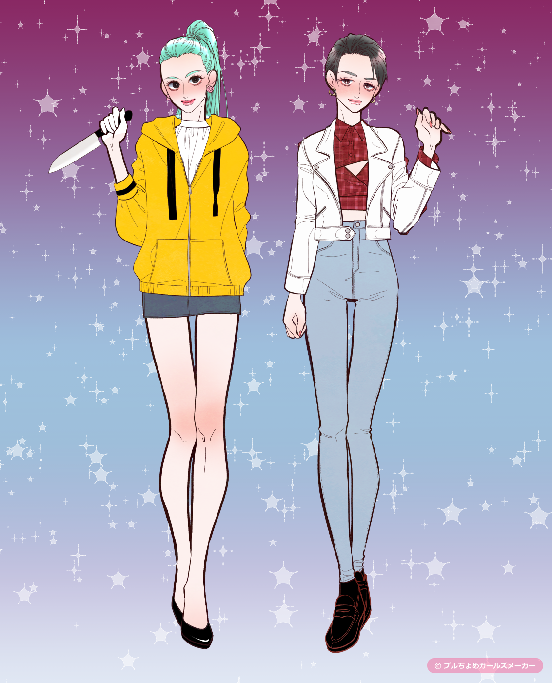ガールズメーカーで作られた女の子1