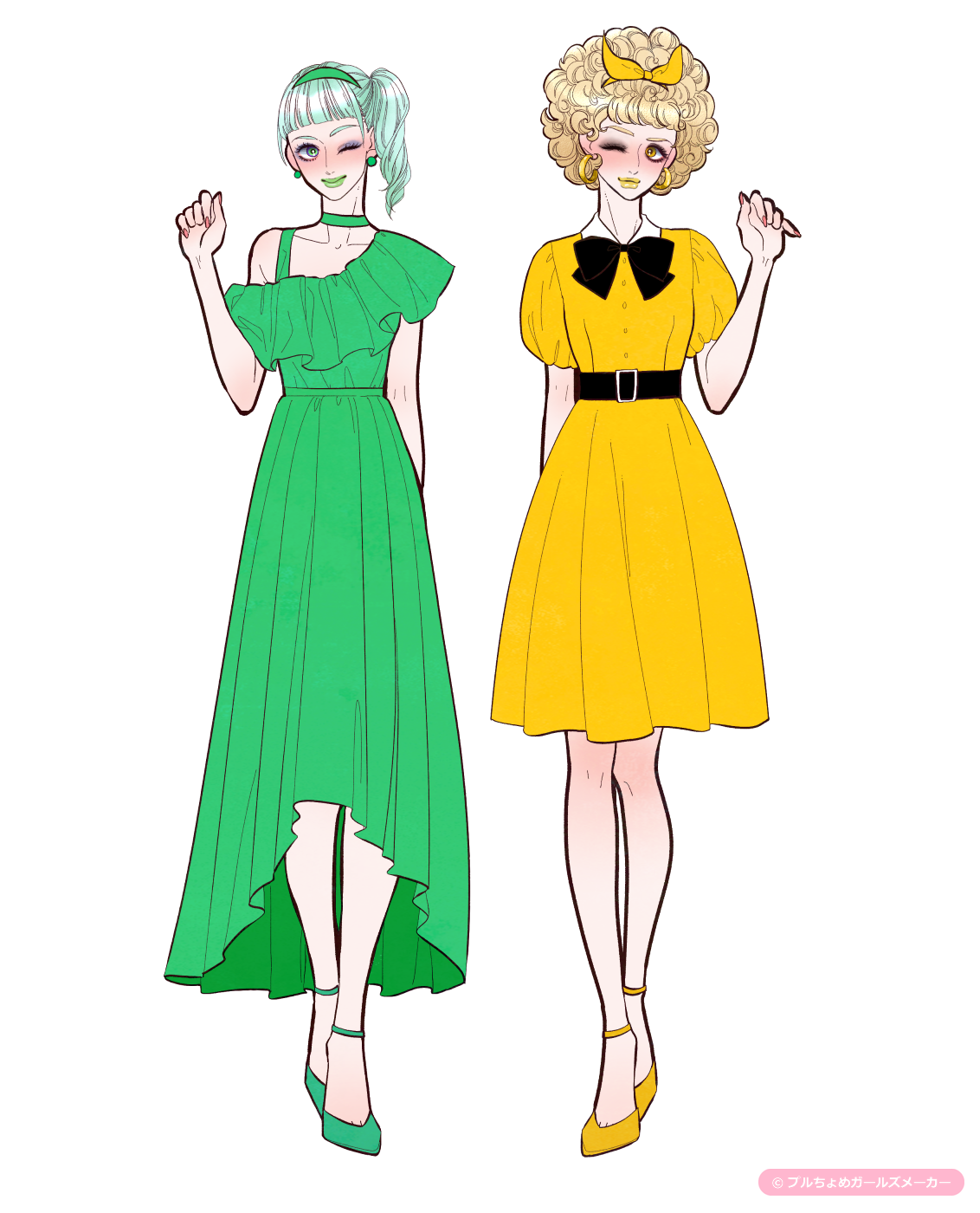 ガールズメーカーで作られた女の子1