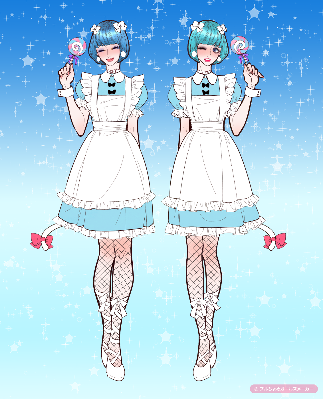ガールズメーカーで作られた女の子1
