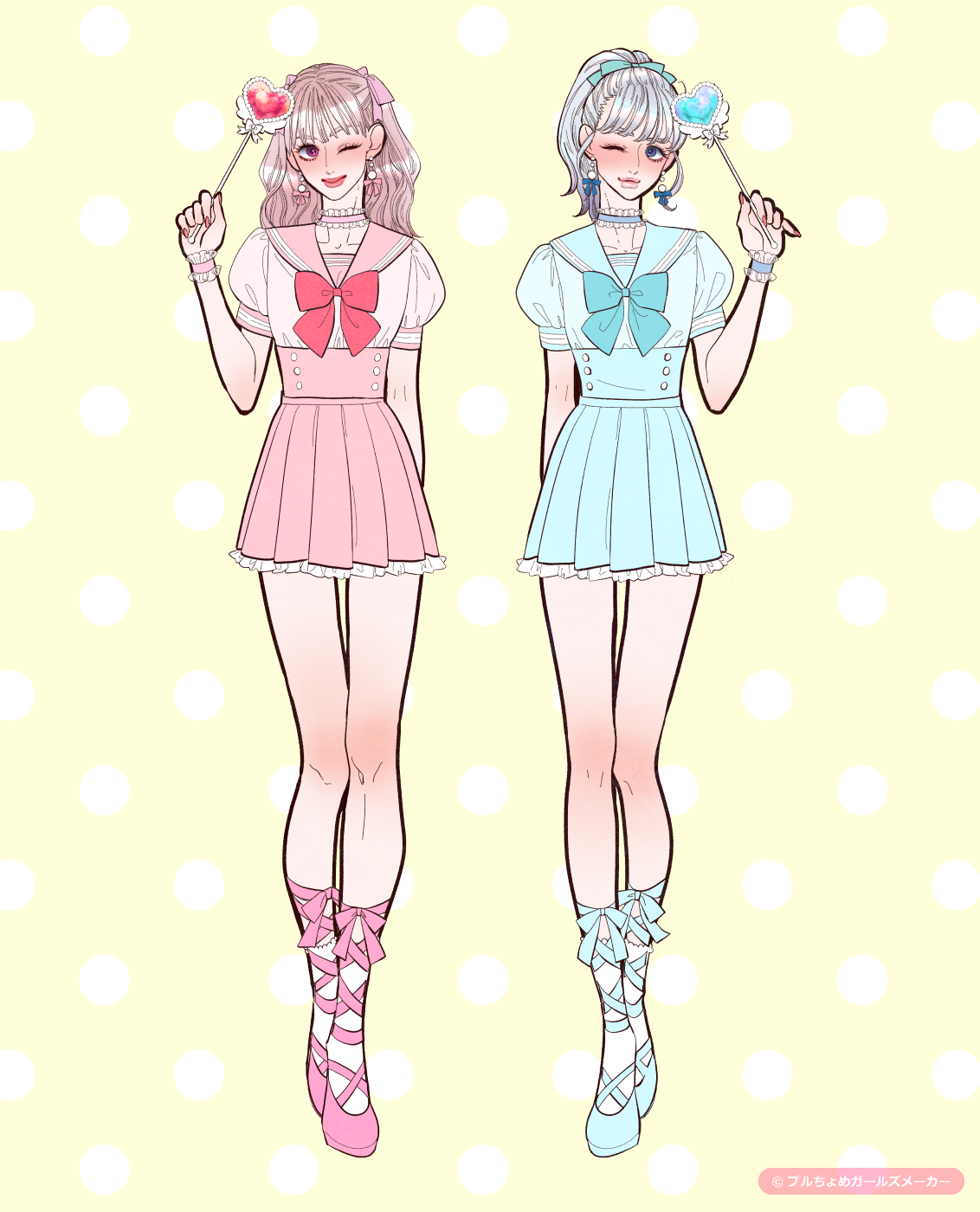 ガールズメーカーで作られた女の子1
