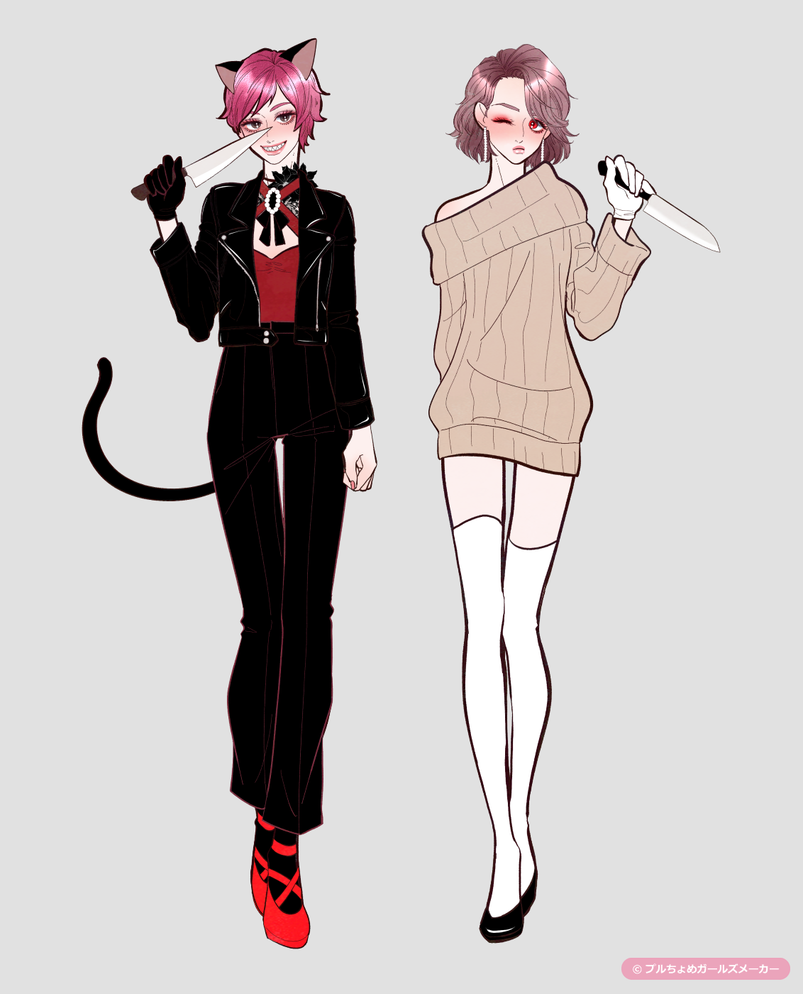 ガールズメーカーで作られた女の子1