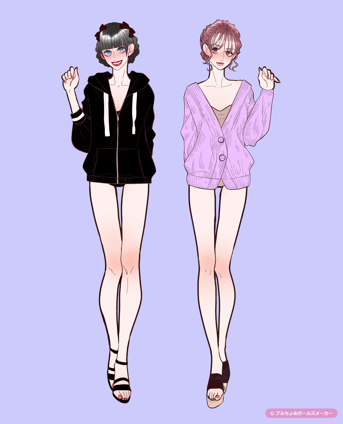 ガールズメーカーで作られた女の子1