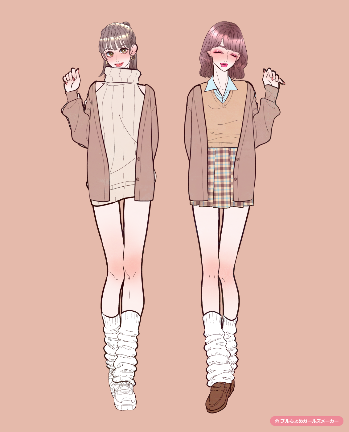 ガールズメーカーで作られた女の子1