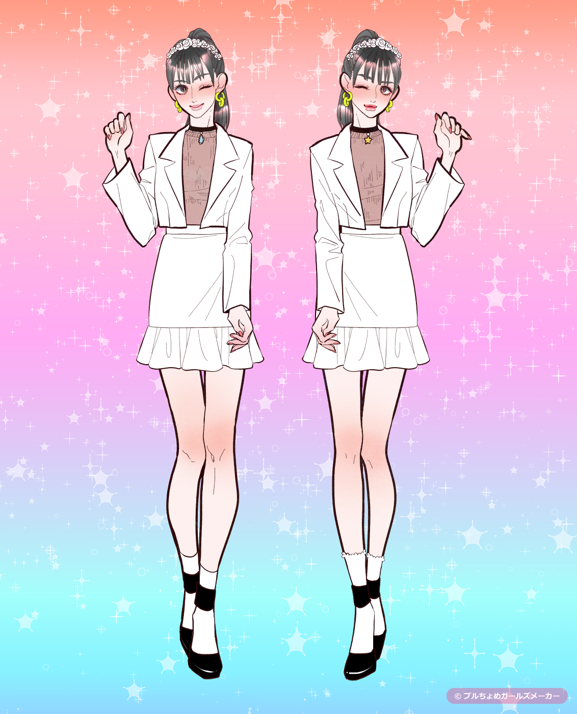 ガールズメーカーで作られた女の子5