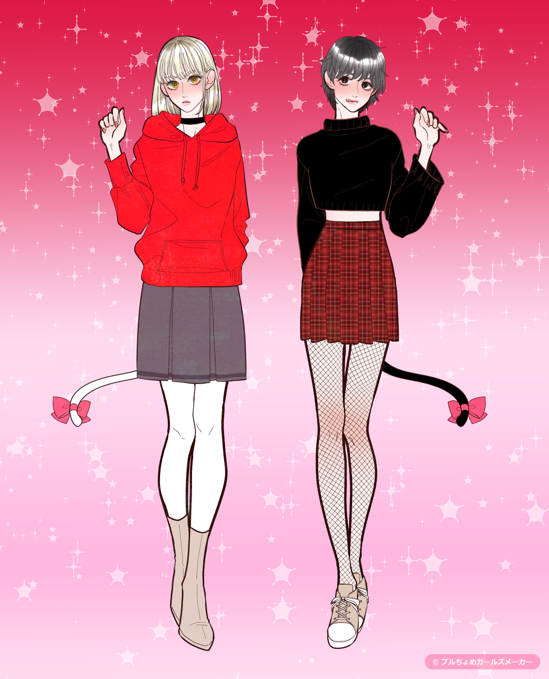 ガールズメーカーで作られた女の子1