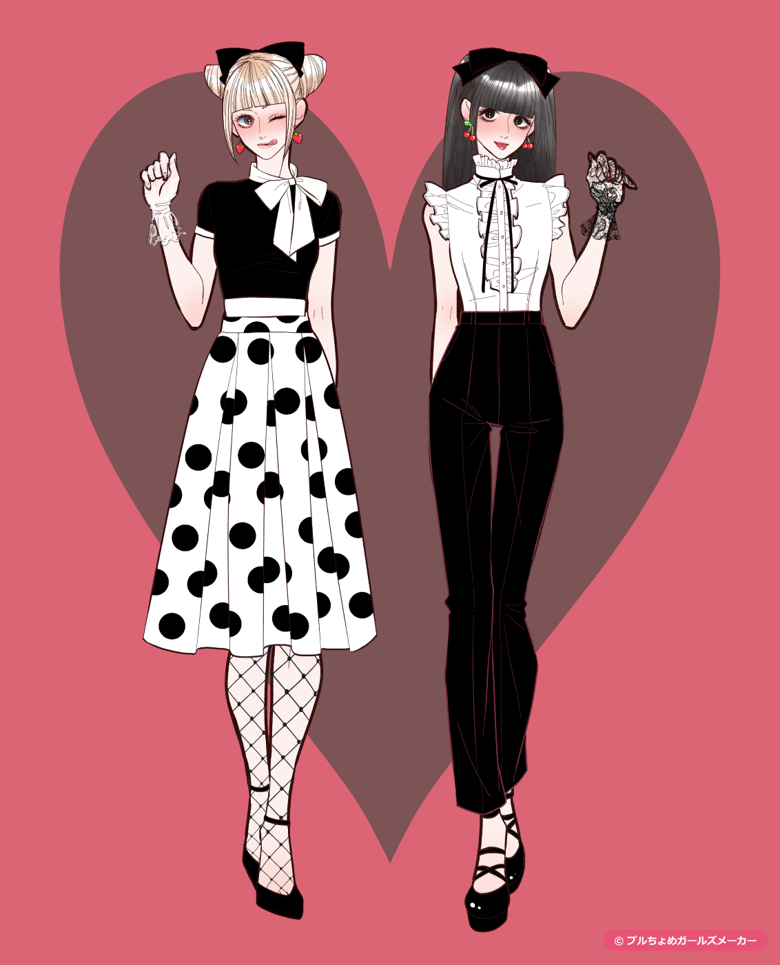 ガールズメーカーで作られた女の子1