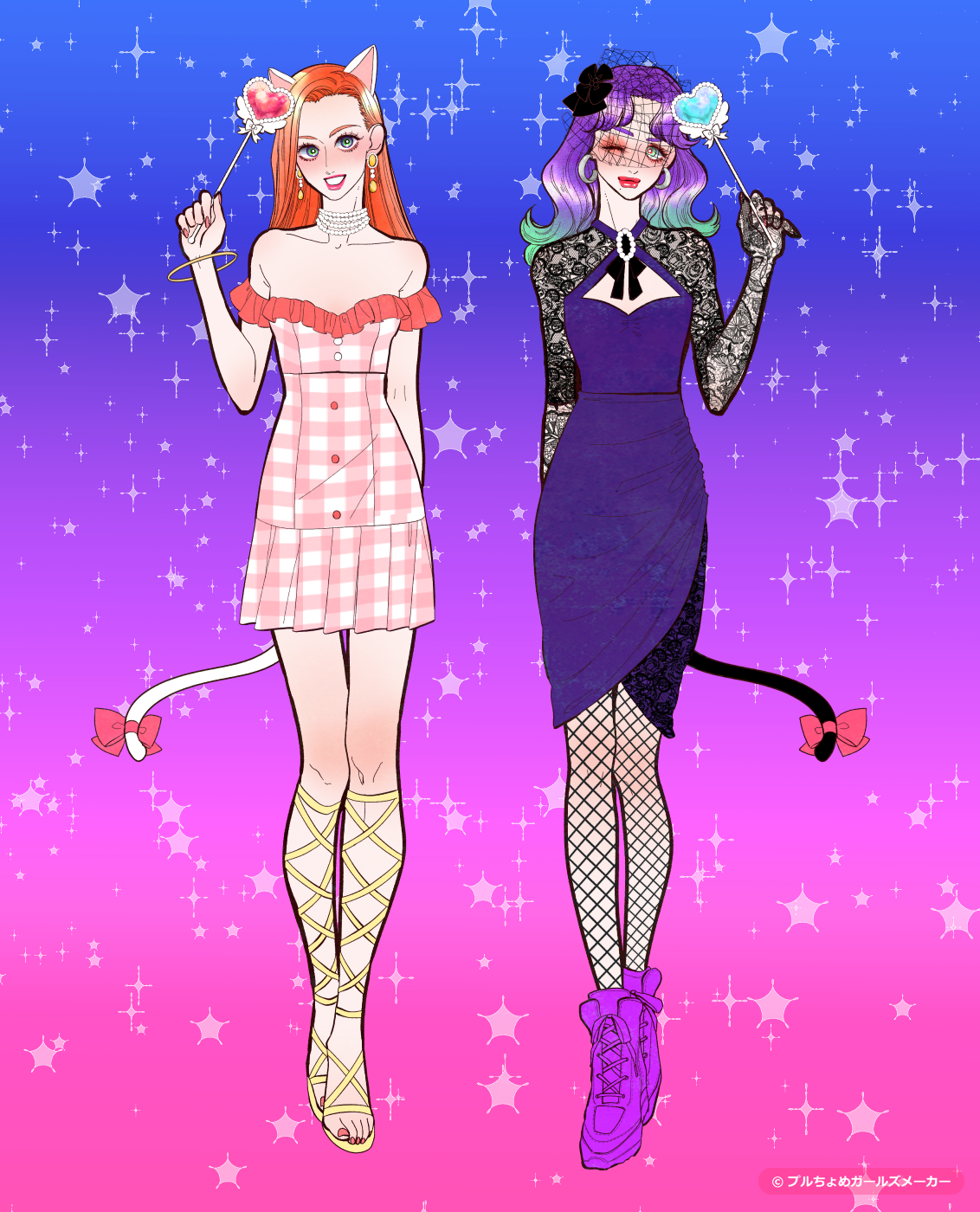 ガールズメーカーで作られた女の子1