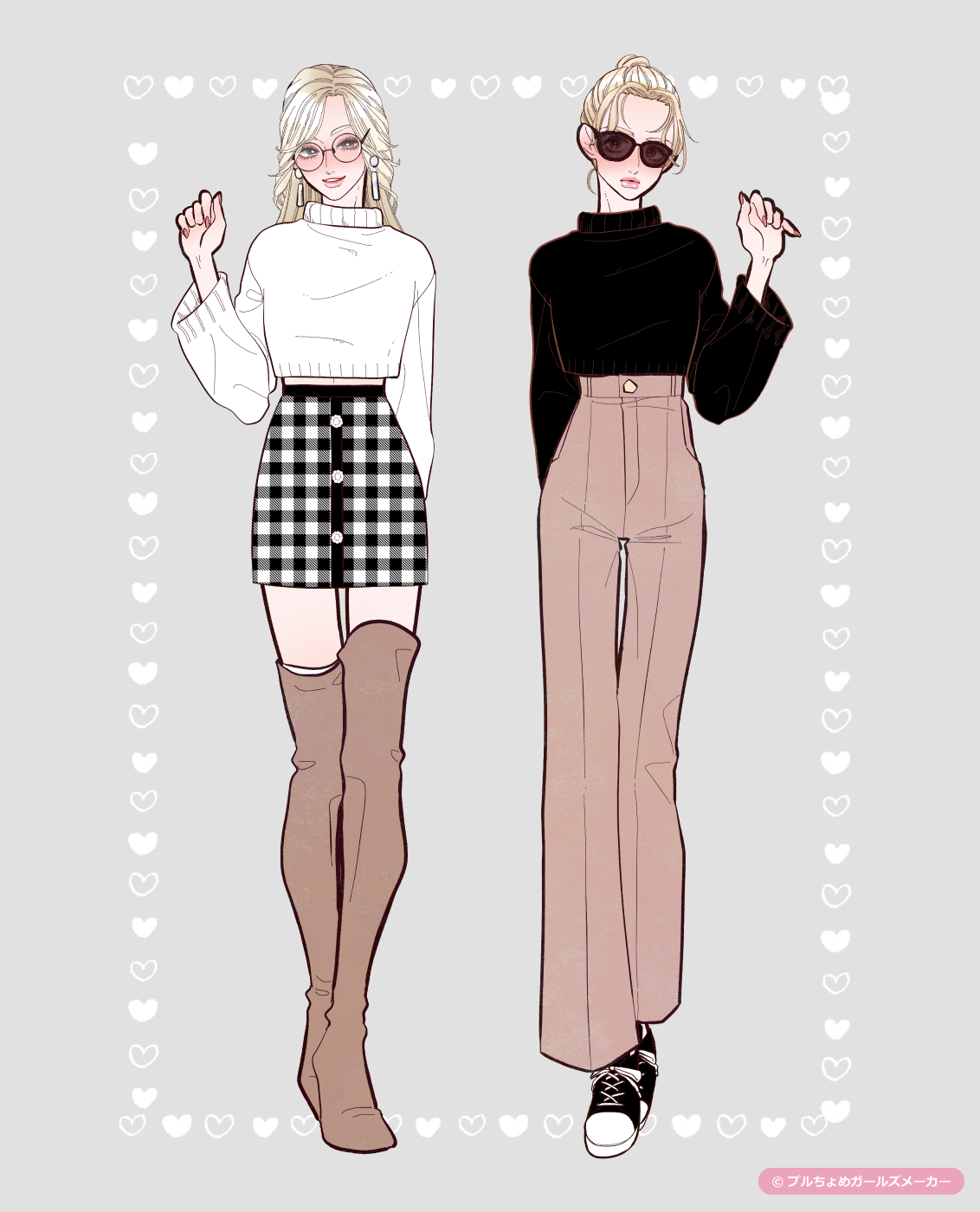 ガールズメーカーで作られた女の子1