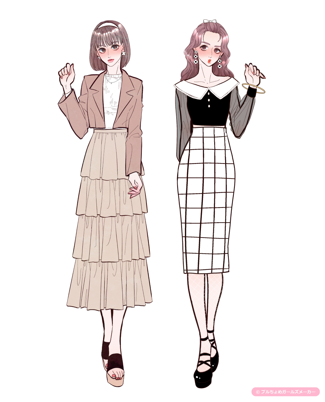 ガールズメーカーで作られた女の子1