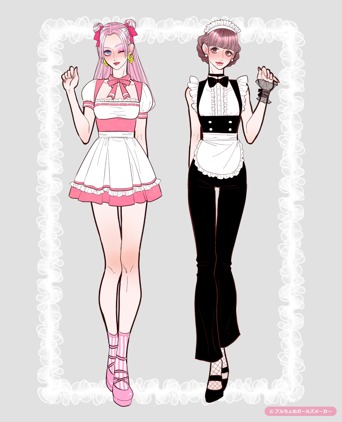 ガールズメーカーで作られた女の子1