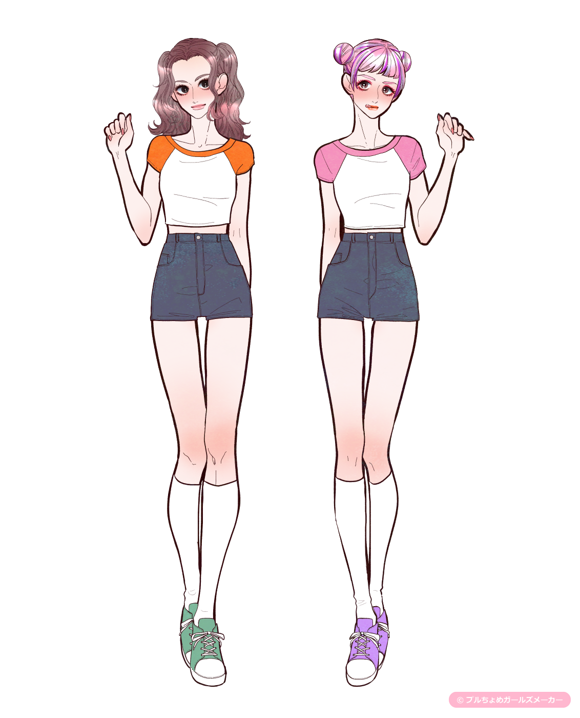 ガールズメーカーで作られた女の子2