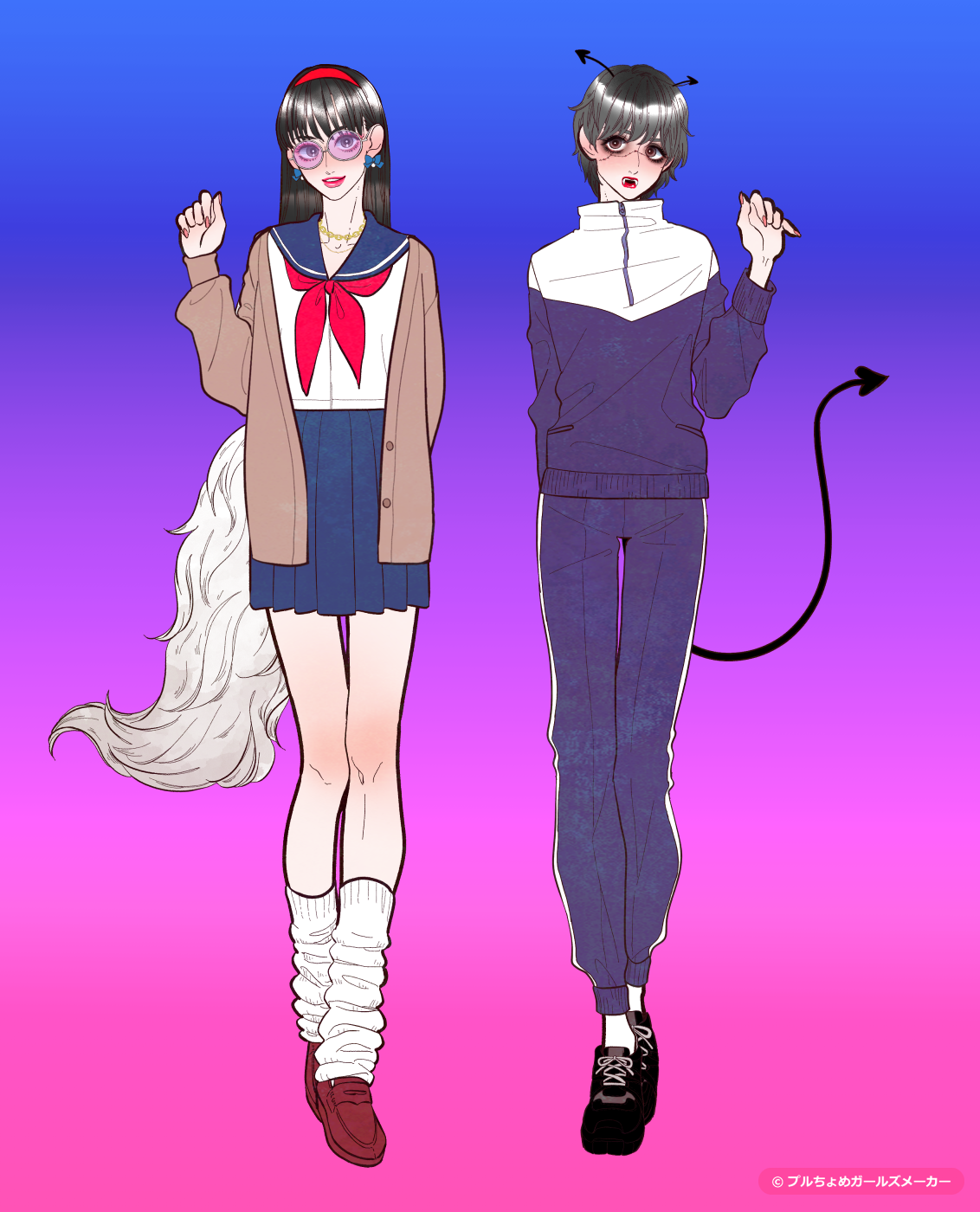 ガールズメーカーで作られた女の子4