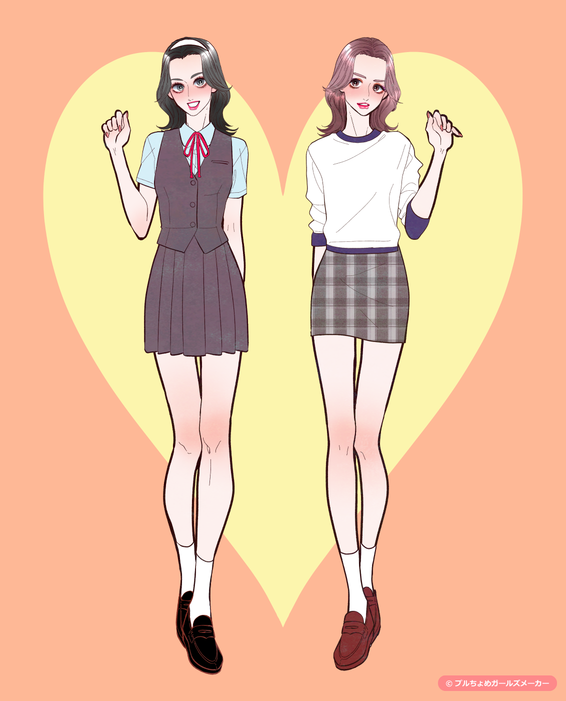 ガールズメーカーで作られた女の子2