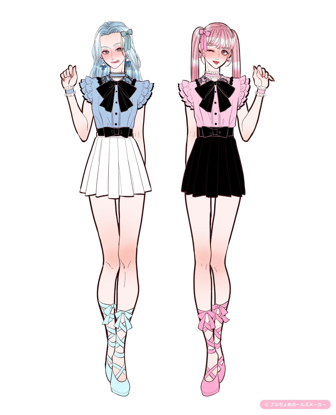 ガールズメーカーで作られた女の子1