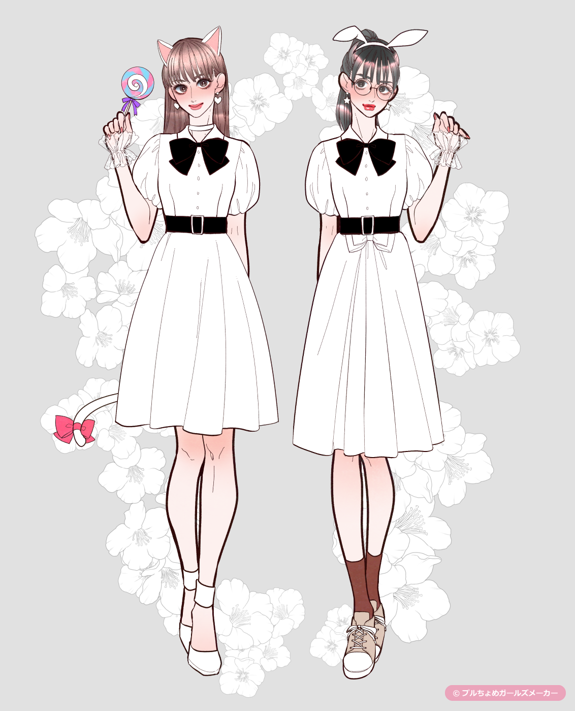 拡大 ガールズメーカーで作られた女の子7