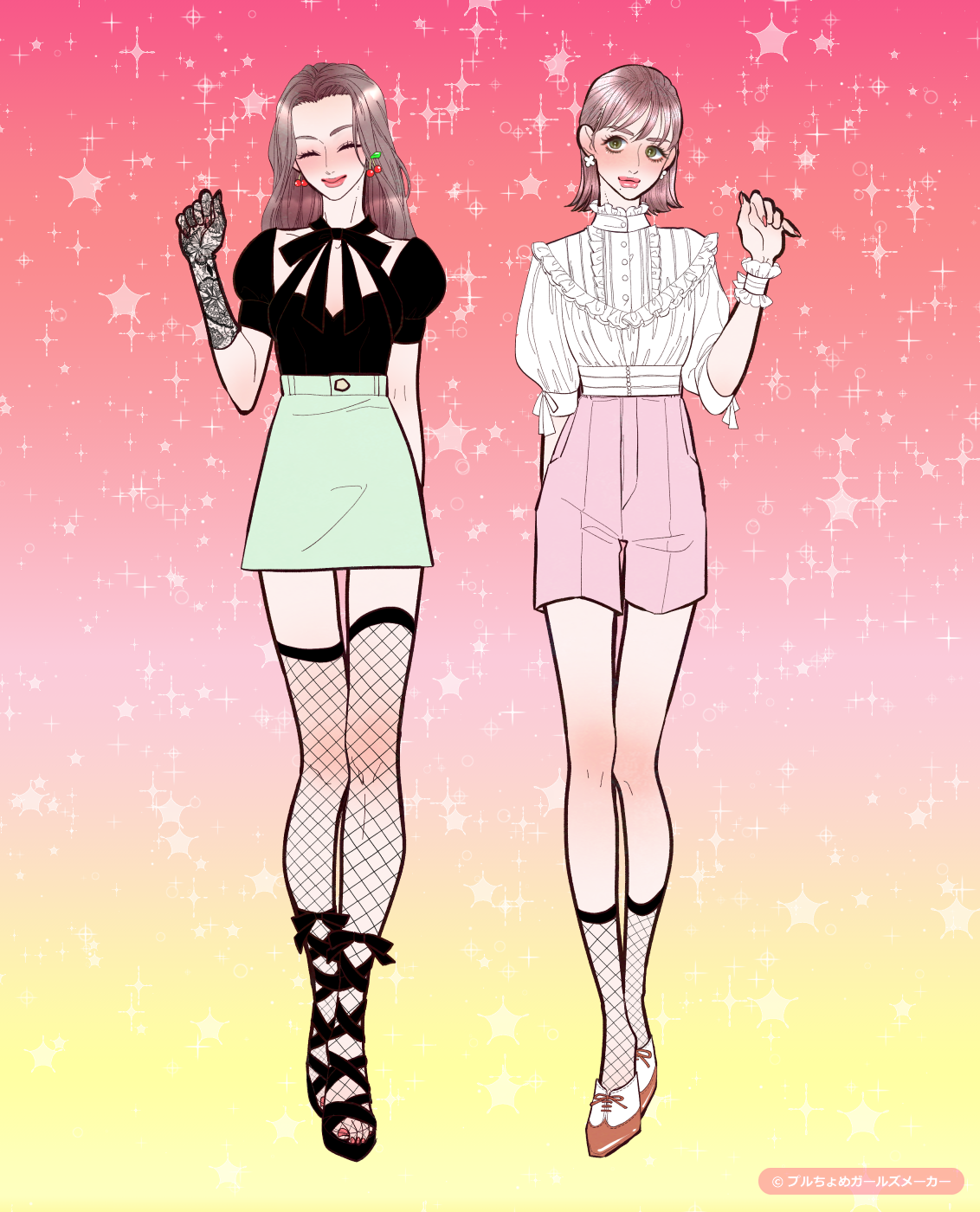 ガールズメーカーで作られた女の子4