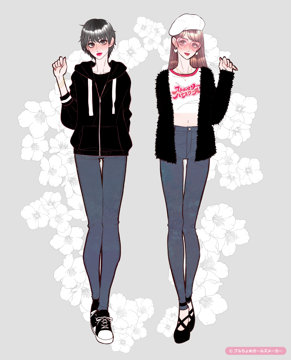 ガールズメーカーで作られた女の子1