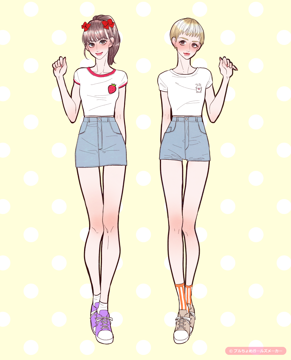 ガールズメーカーで作られた女の子1