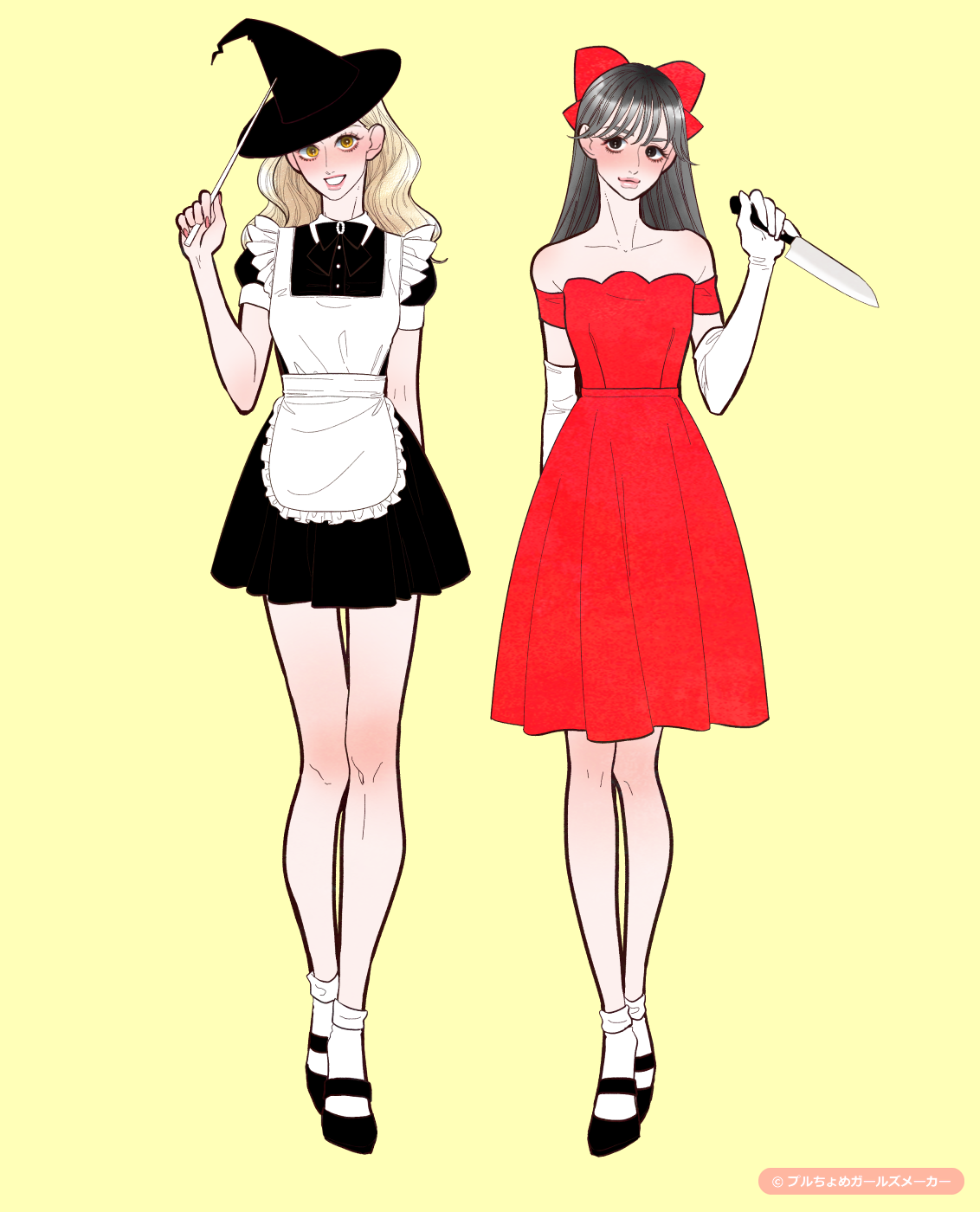 ガールズメーカーで作られた女の子1