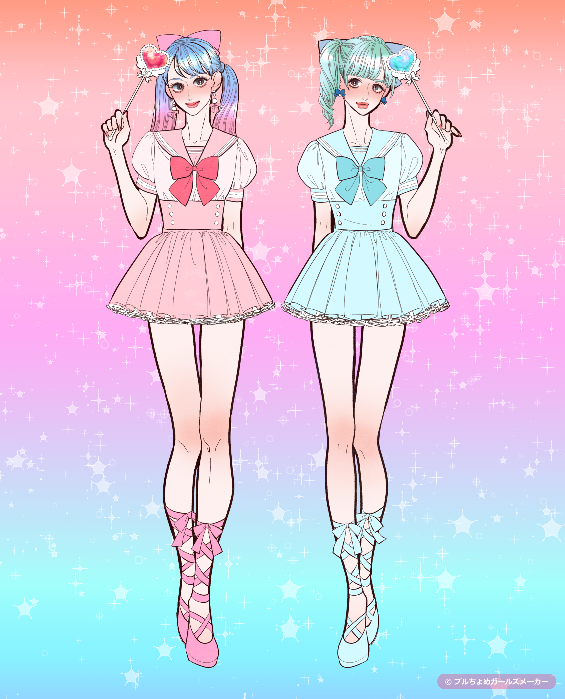 ガールズメーカーで作られた女の子1