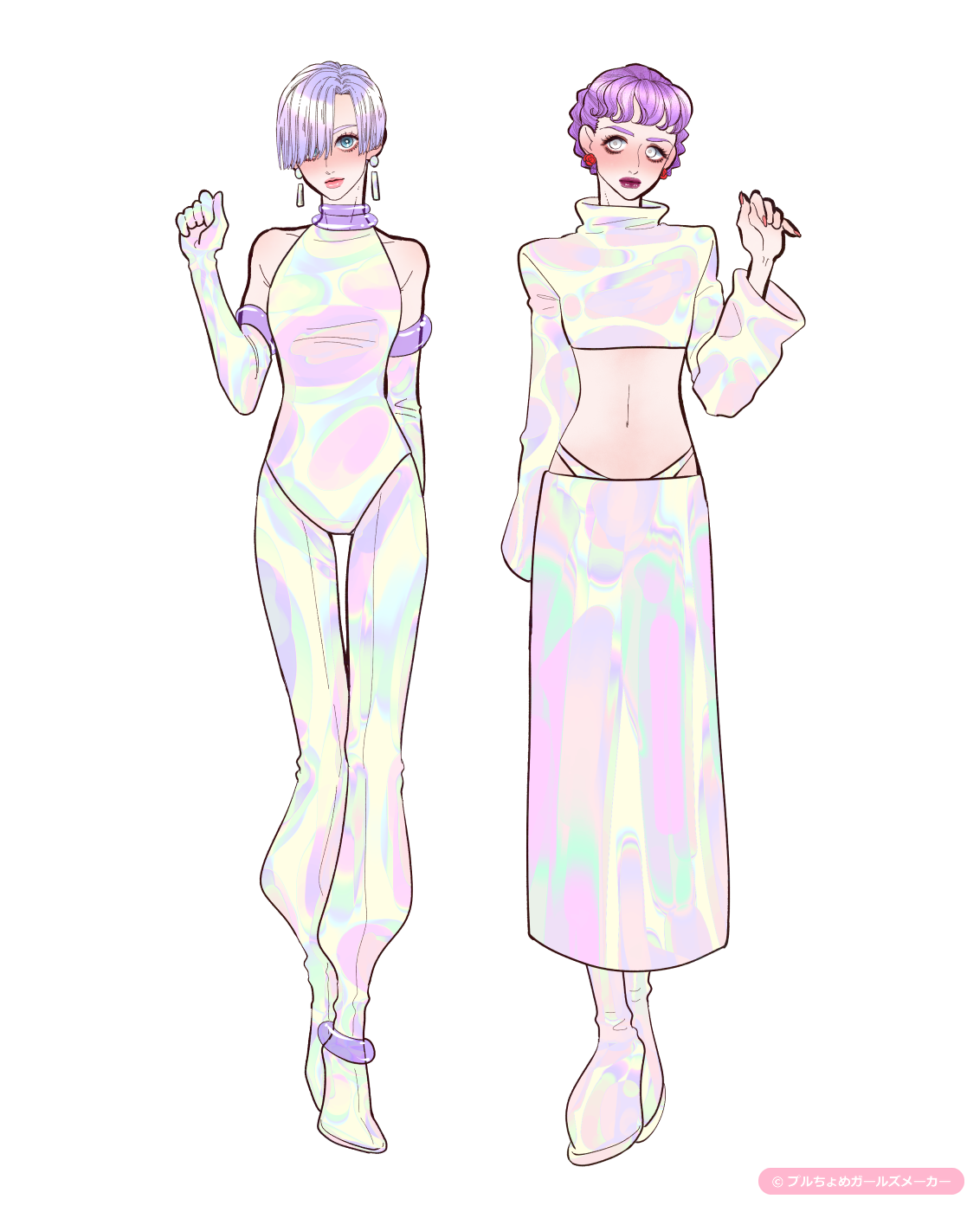 ガールズメーカーで作られた女の子1