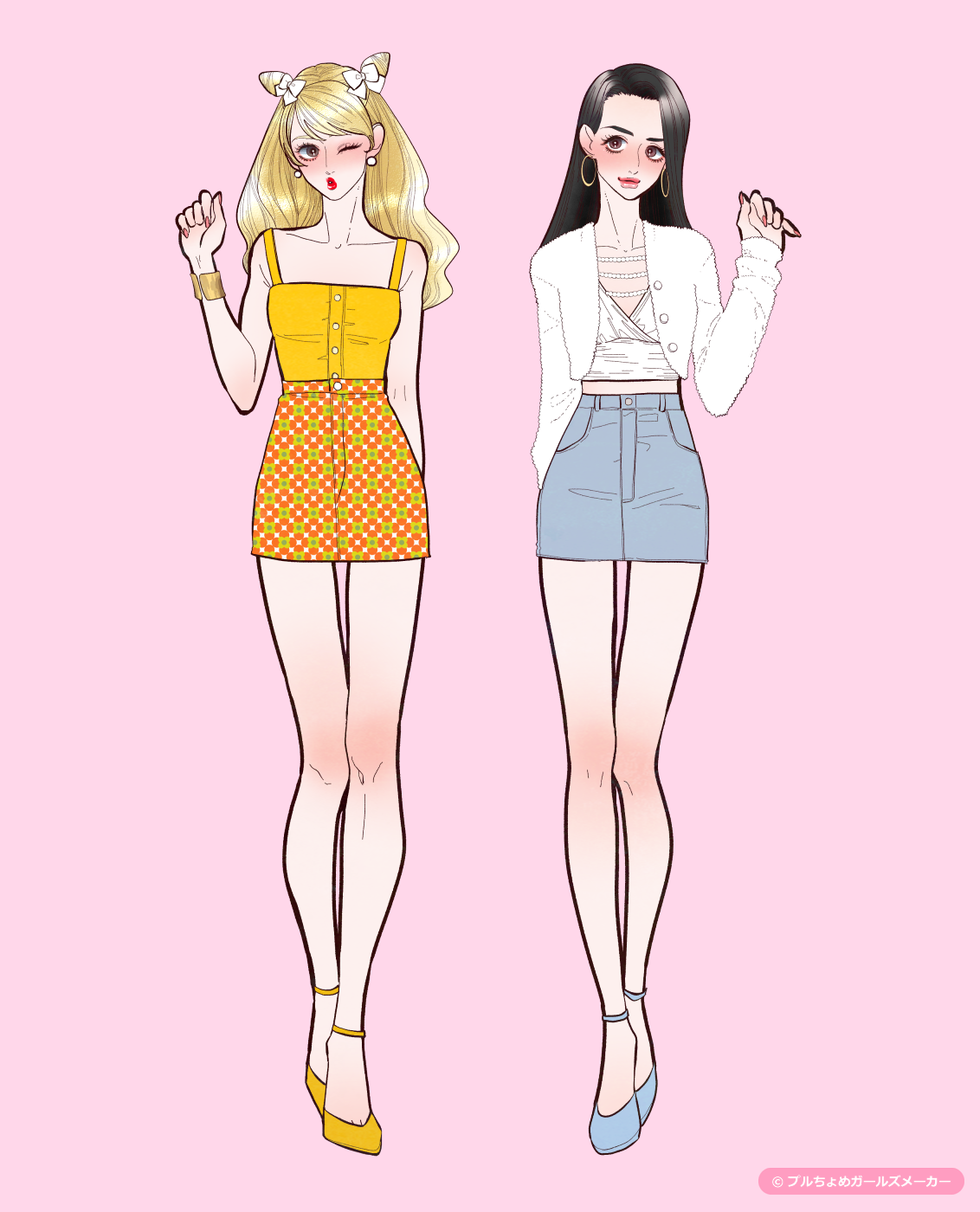 ガールズメーカーで作られた女の子10