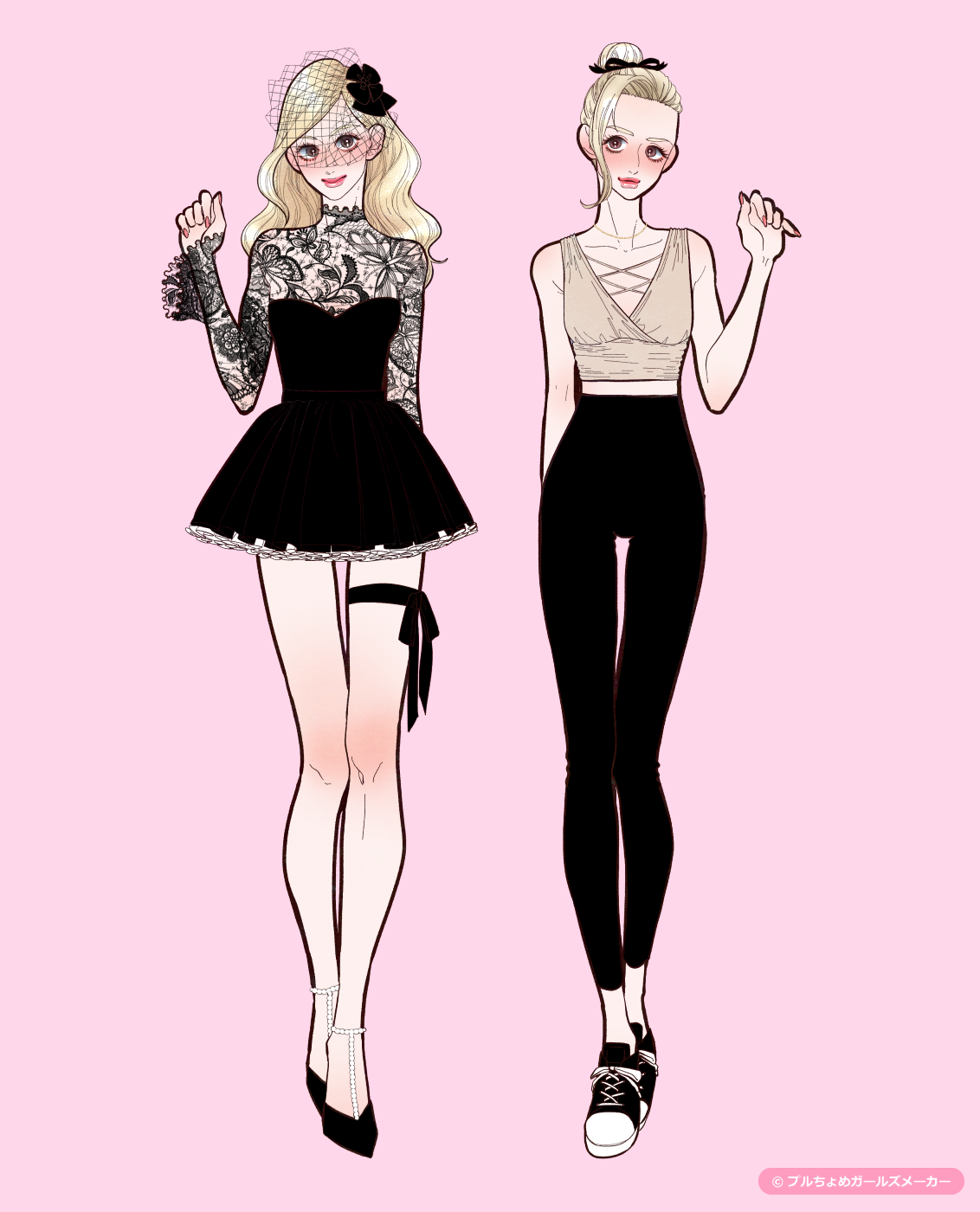 ガールズメーカーで作られた女の子2