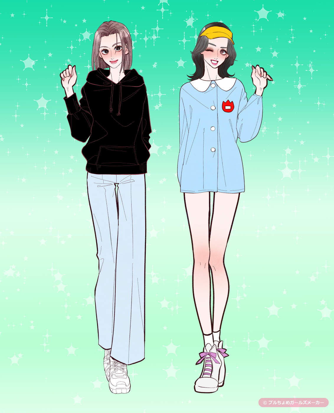 ガールズメーカーで作られた女の子2