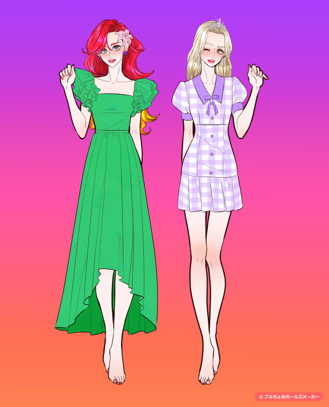 ガールズメーカーで作られた女の子3