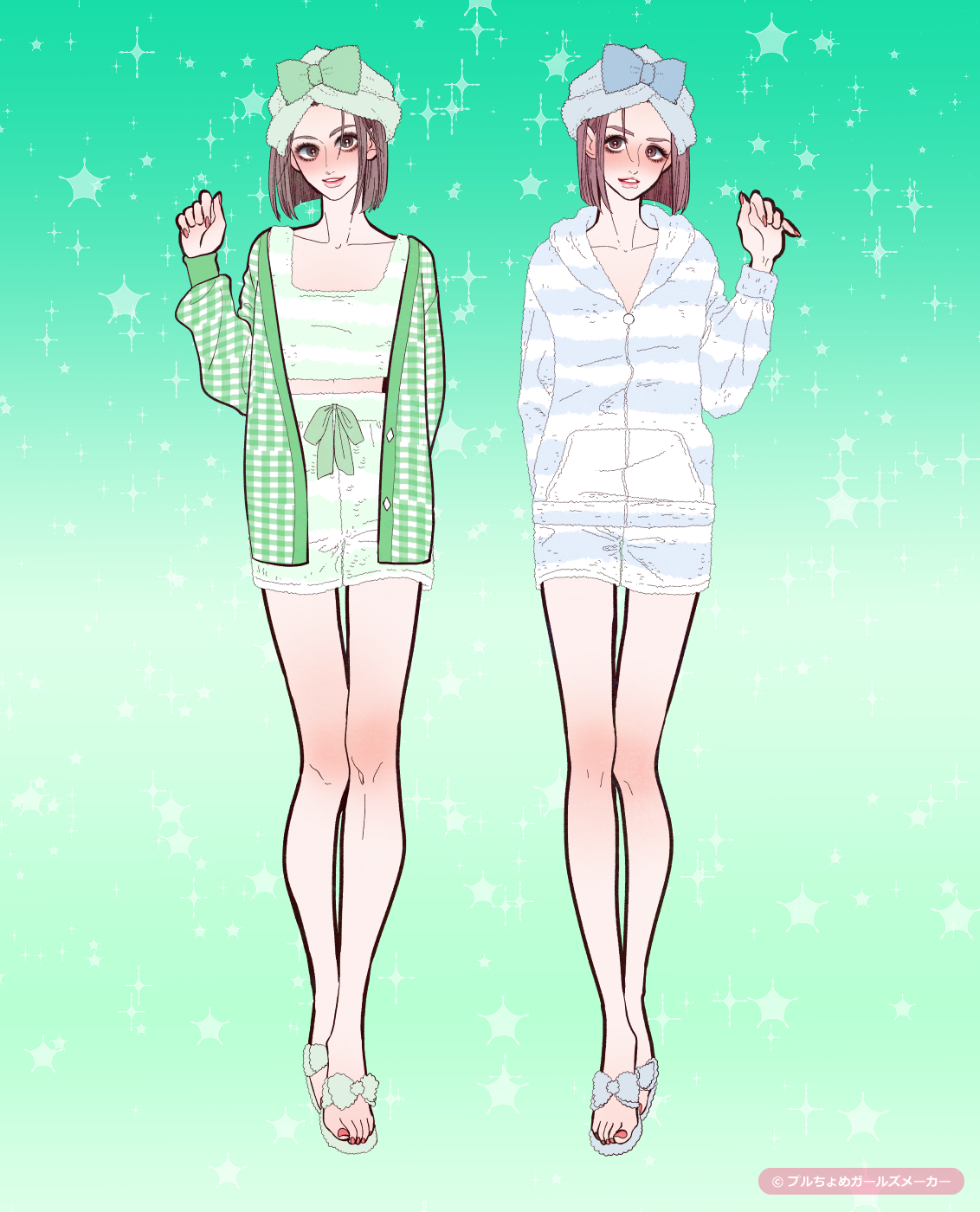 ガールズメーカーで作られた女の子1