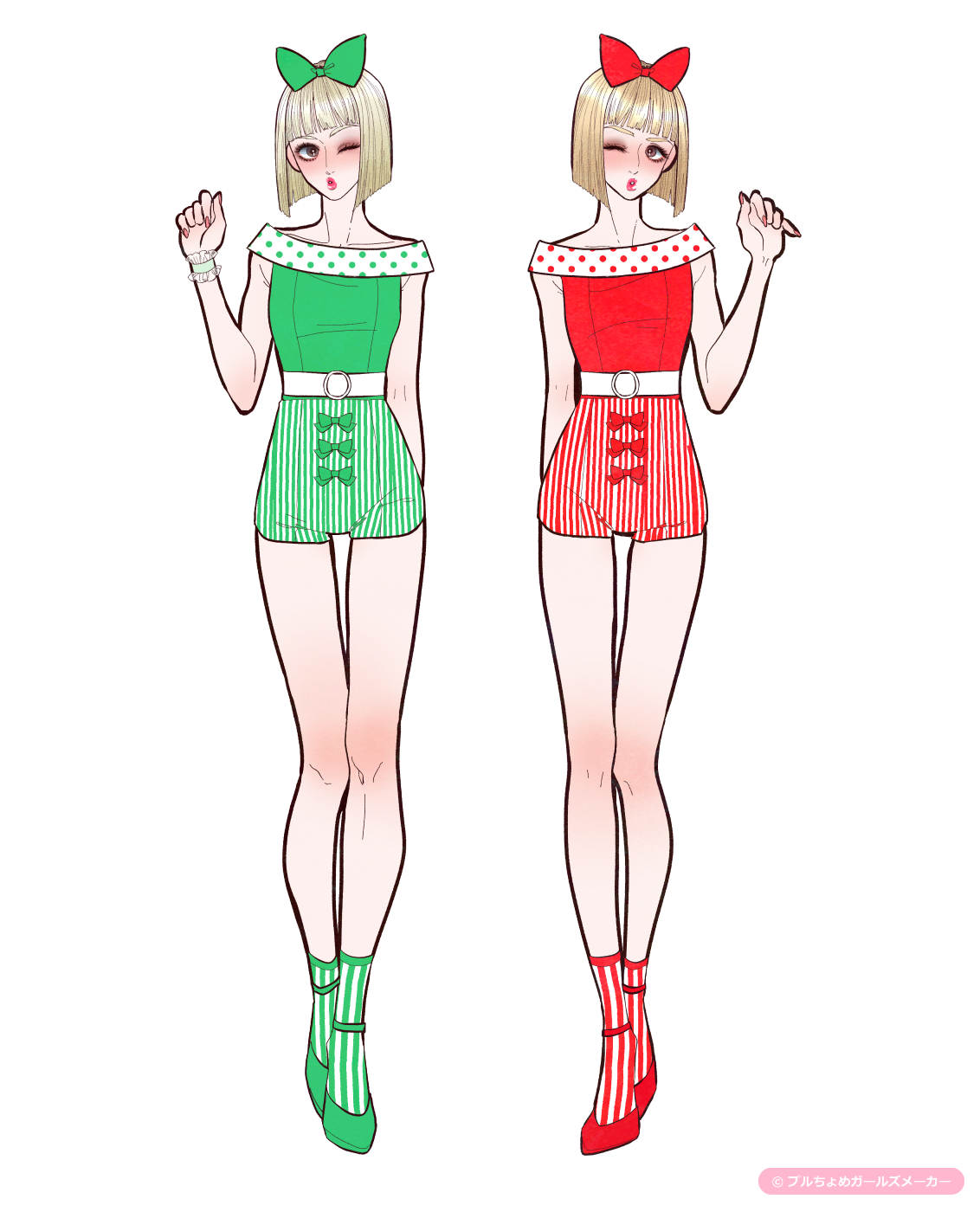 ガールズメーカーで作られた女の子4