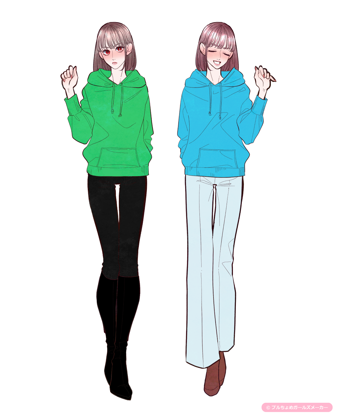 ガールズメーカーで作られた女の子4