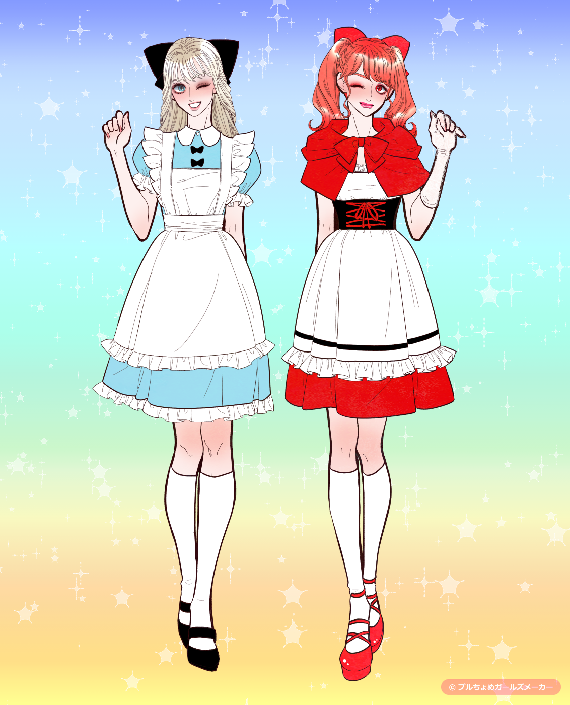 ガールズメーカーで作られた女の子1