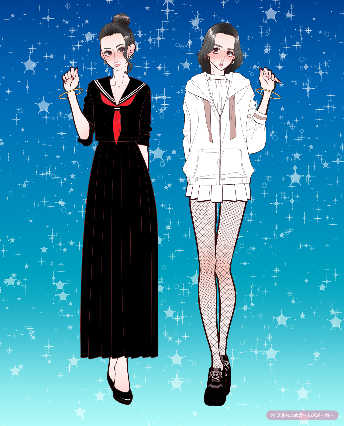 ガールズメーカーで作られた女の子2
