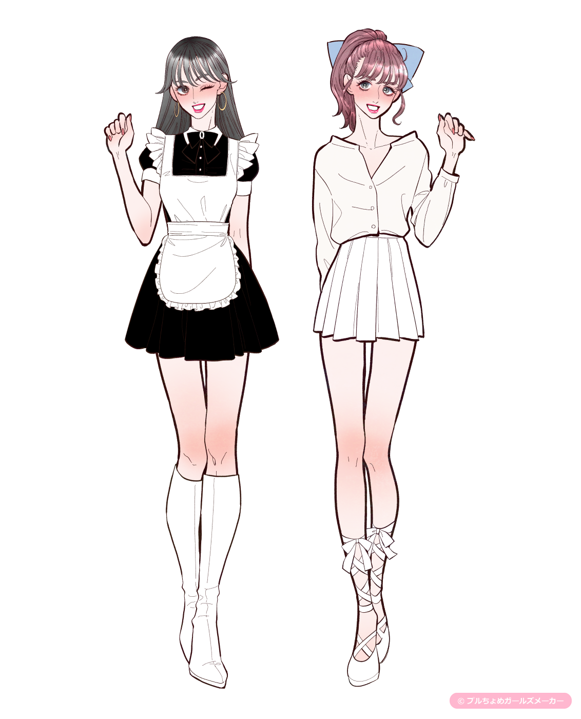 ガールズメーカーで作られた女の子1